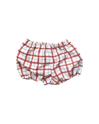 Swim Bloomer in Red Thacker Plaid