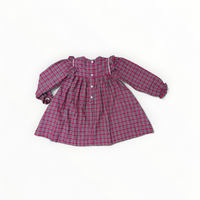 Britta Dress in Holiday Plaid