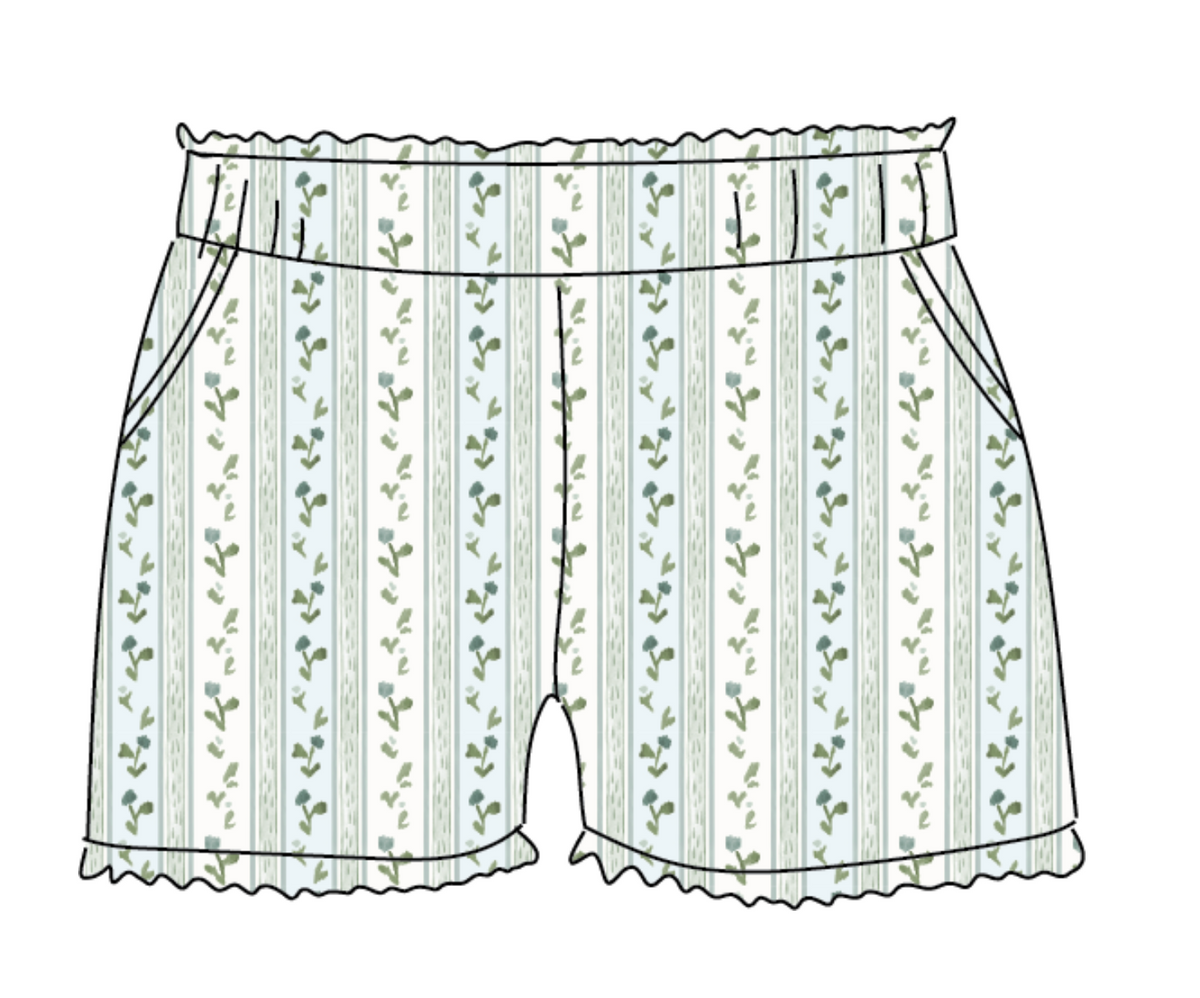 Alcott Short in Vivian Stripe