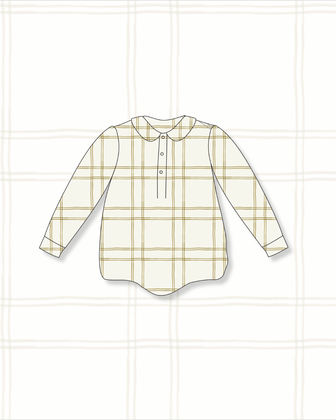 Banks Onesie  in Window Pane