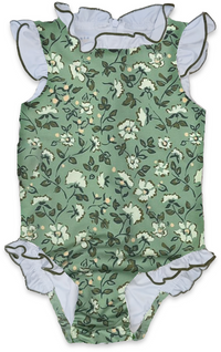 Bingley Suit in Mimosa Flower Teal