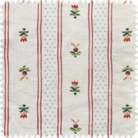 Charlotte Dress in Holiday Dot Stripe