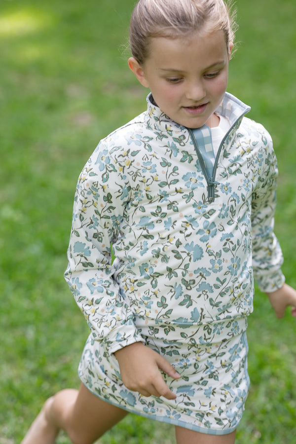 Kitt Set in Mimosa Flower Cream/Check