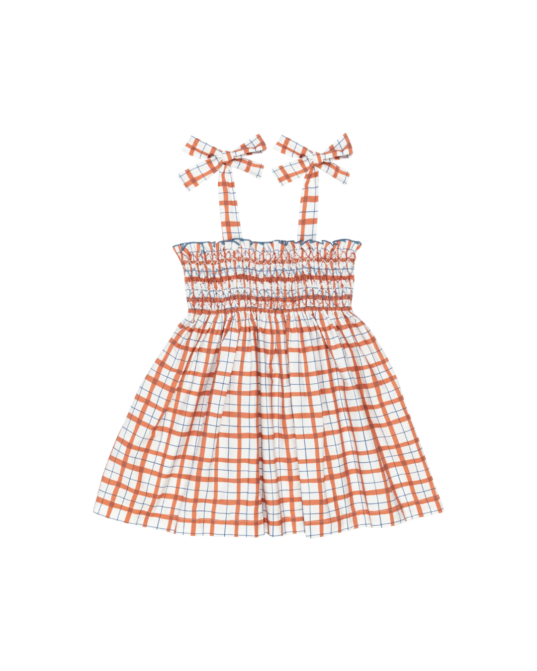 Teatime Dress in Red Thacker Plaid