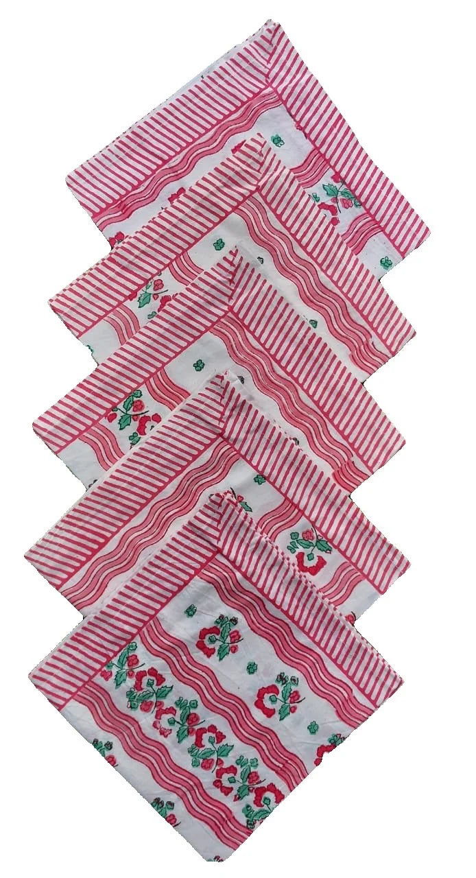 Morris Napkins, Poppy, Set of Four