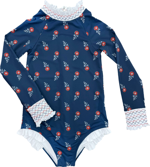 Austen Smock Suit in Aster Flower