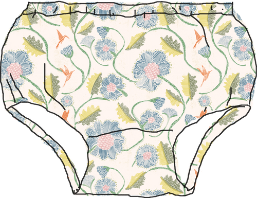 Swim Bloomer in Happy Hummingbird | SH x Teil