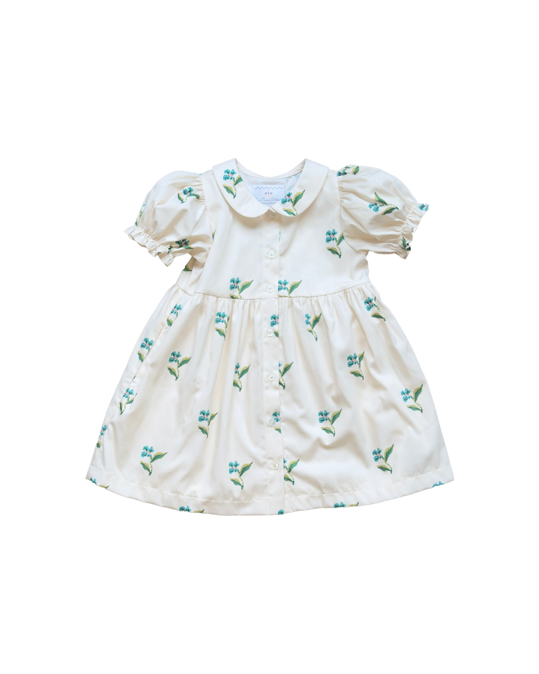 Charlotte Dress in Flame Stitch Floral
