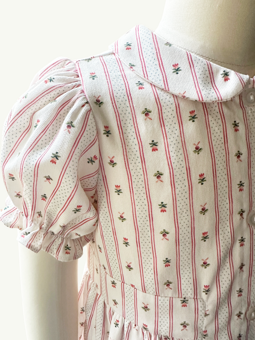 Charlotte Dress | Holiday Dot Stripe