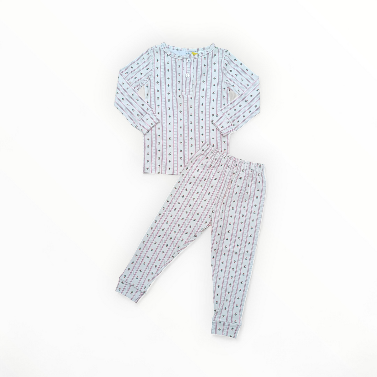 Girls Pajama in Holiday Dot Stripe