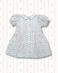 Charlotte Dress | Holiday Dot Stripe