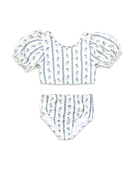 Bailey Two Piece in Scallop Stripe