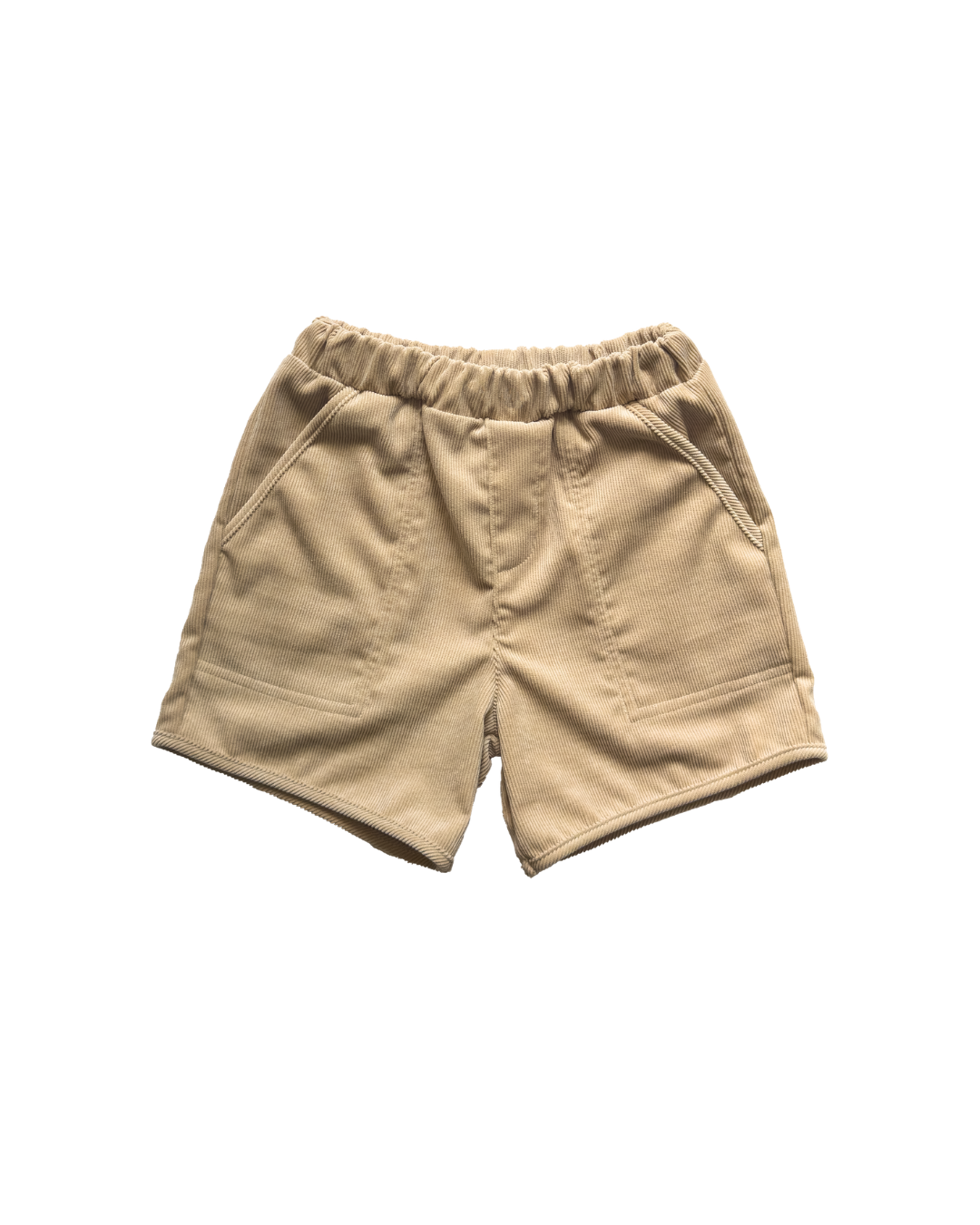 Athletic Shorts in Tan Corduroy