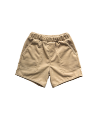 Athletic Shorts in Tan Corduroy