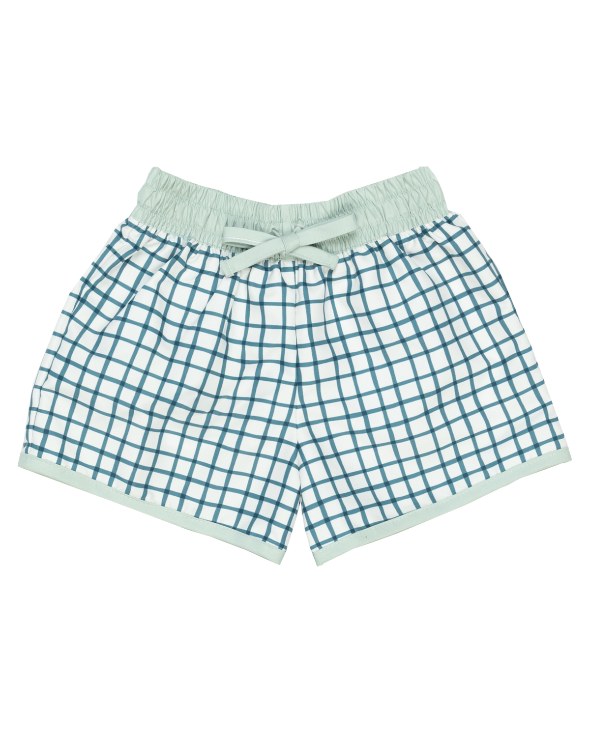 Talmadge Trunk in Thacker Plaid/Pale Aqua