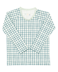 Collins Sunshirt in Thacker Plaid/Pale Aqua