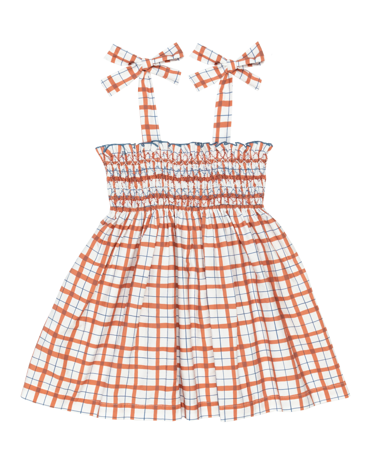 Teatime Dress in Red Thacker Plaid