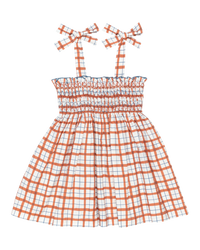 Teatime Dress in Red Thacker Plaid