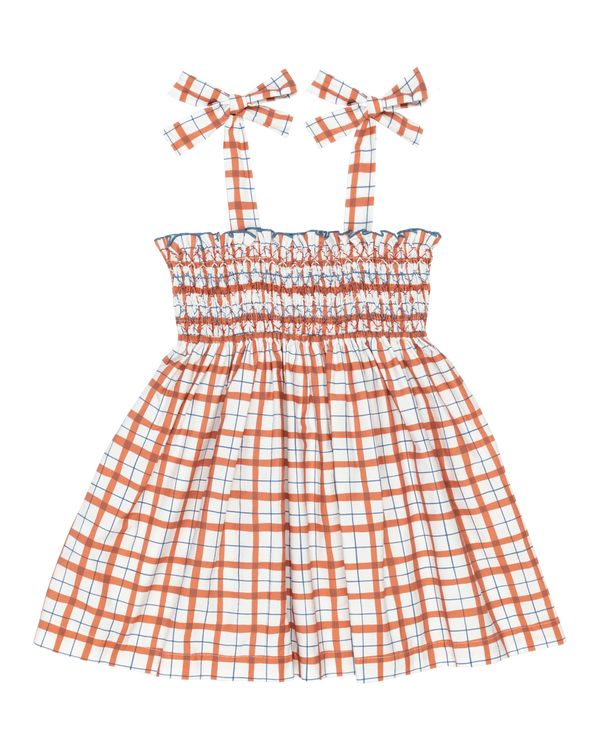 Teatime Dress in Red Thacker Plaid