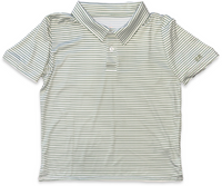 Athletic Polo in French Ticking