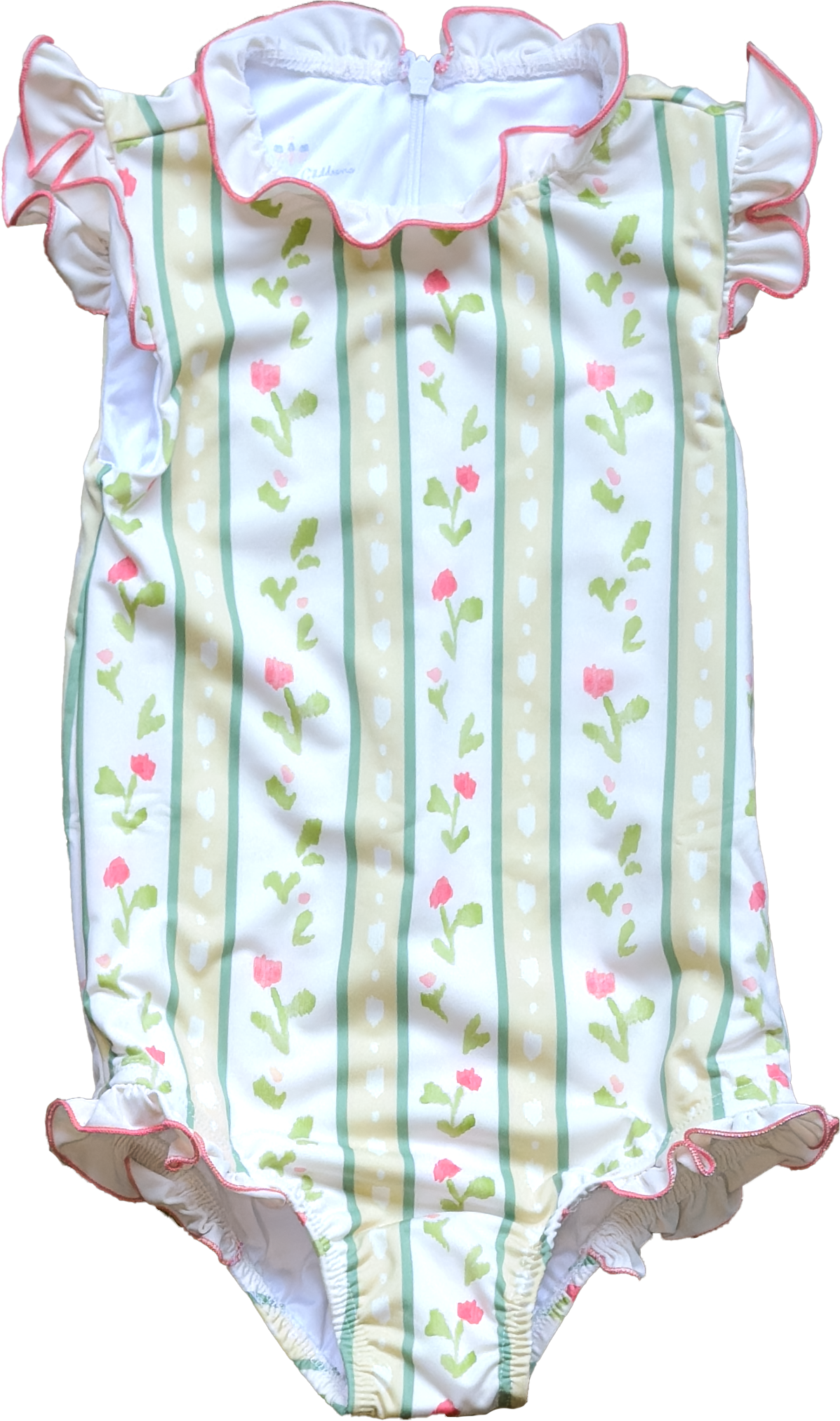 Bingley Suit in Vivian Stripe In Daffodil