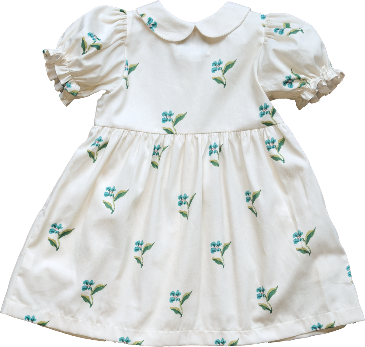 Charlotte Dress in Flame Stitch Floral