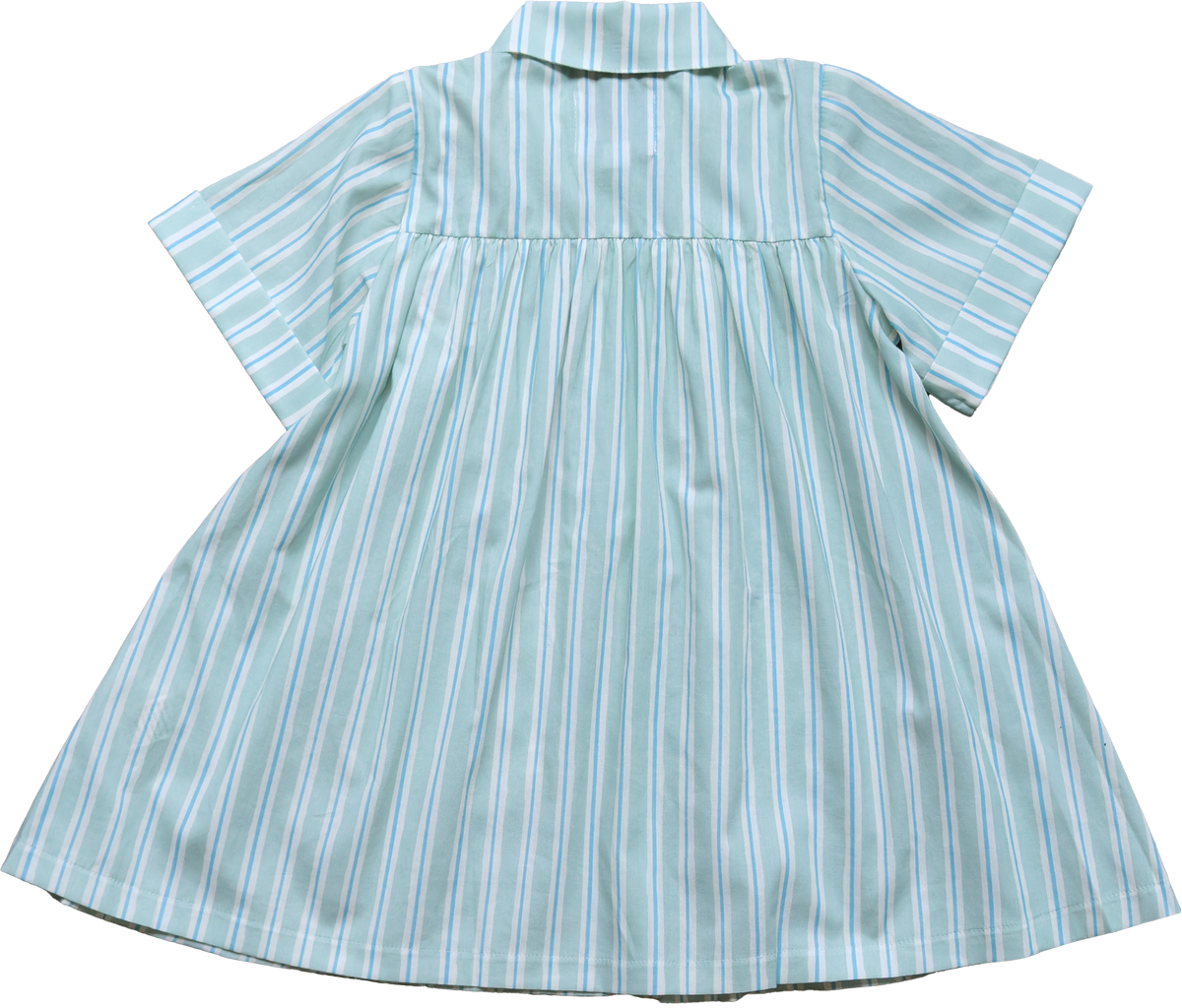 Girls Coverup in Stripe in Blue Jay