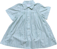 Girls Coverup in Stripe in Blue Jay