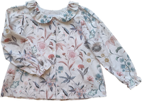 Farrah Top in Field Botanical White