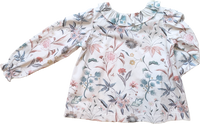 Farrah Top in Field Botanical White