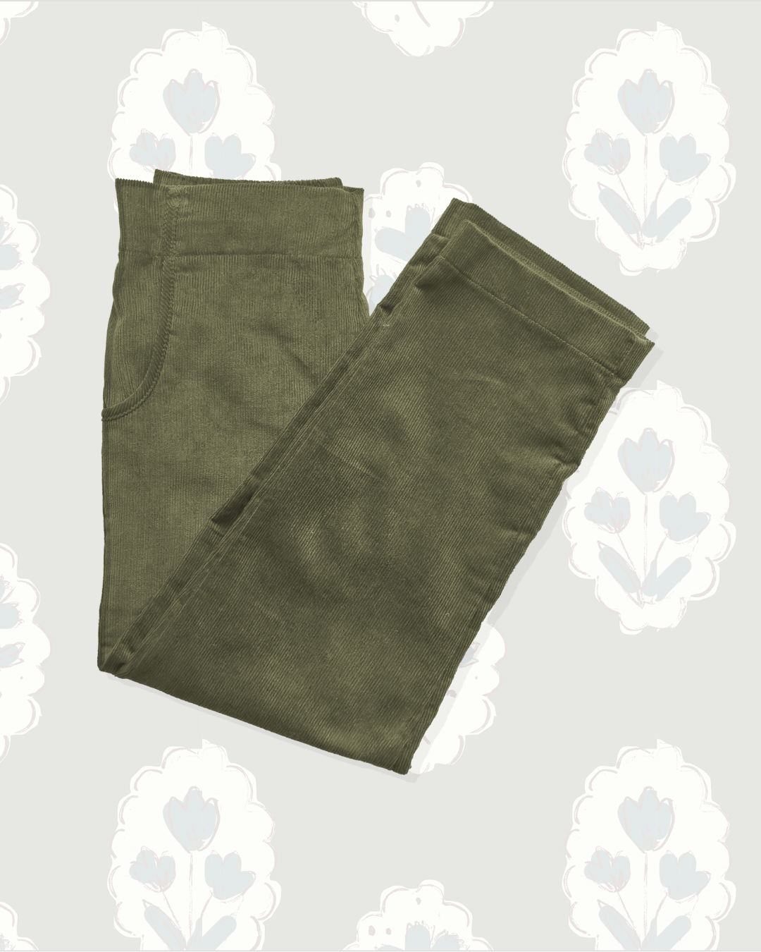 Green Cord Trouser