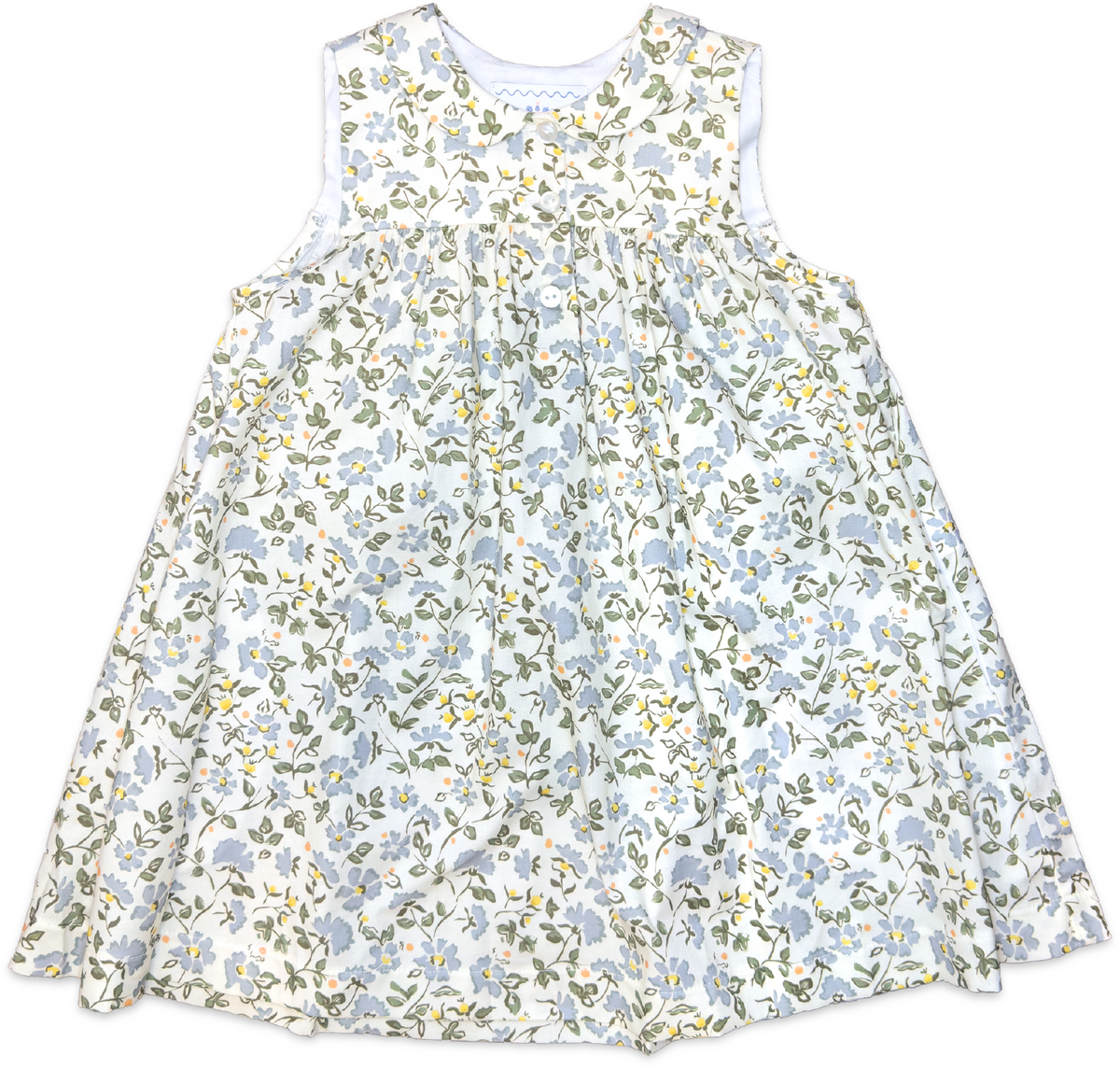 Jenny Dress in Mimosa Flower Cream