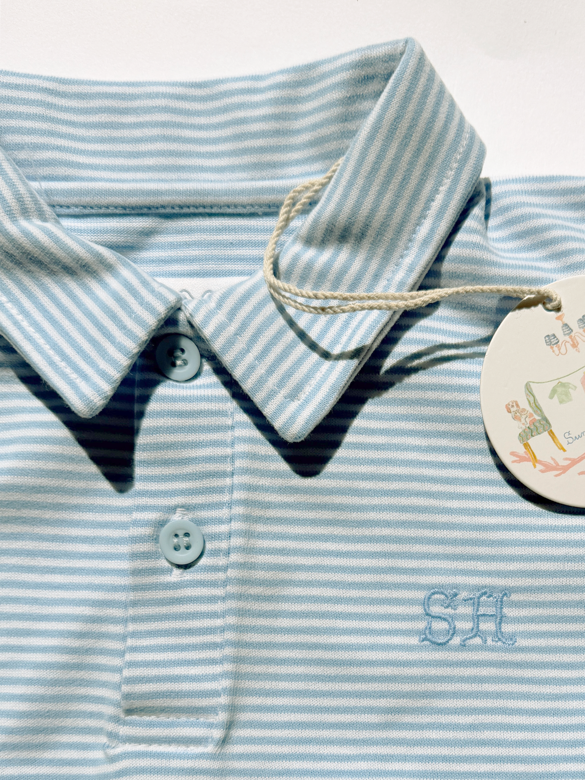 Banks Polo | Blue Dockside Stripe