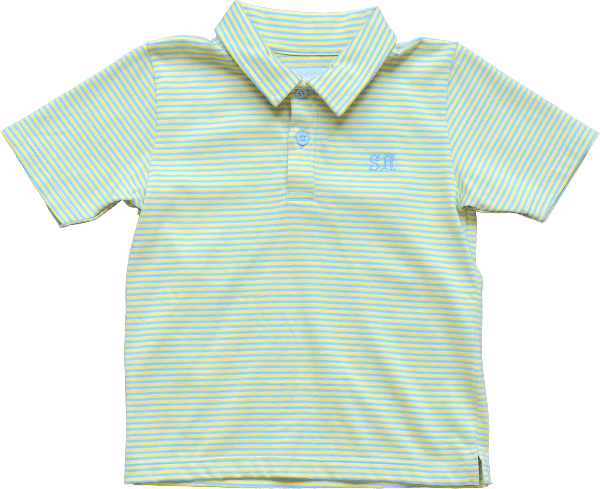 Banks Polo in Dockside Stripe