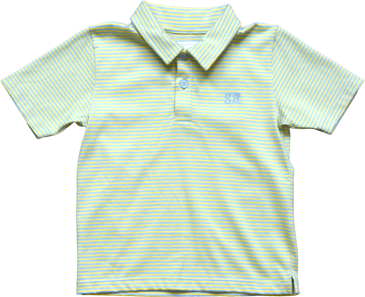 Banks Polo in Dockside Stripe