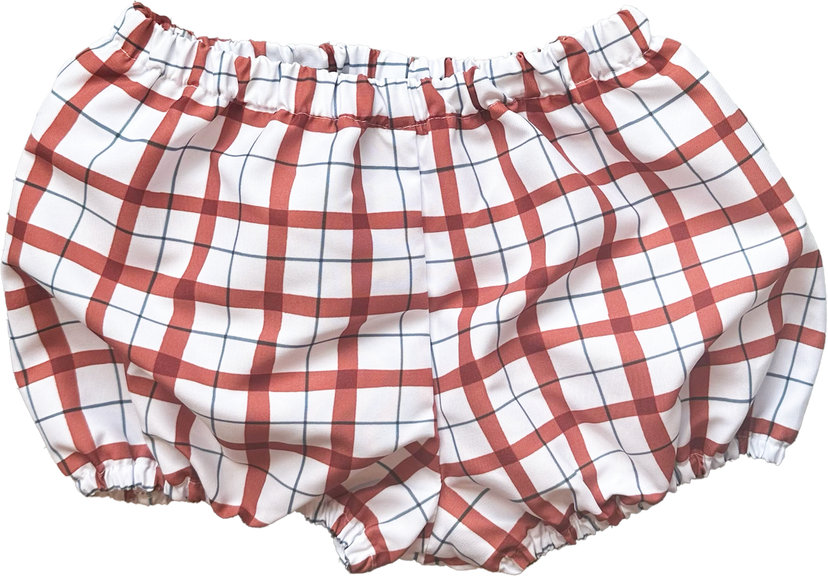 Swim Bloomer in Red Thacker Plaid