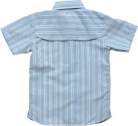Sporting Shirt in Stripe in Blue Jay