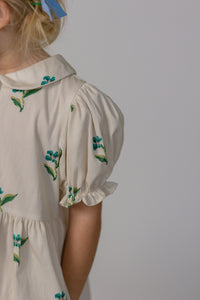 Charlotte Dress in Flame Stitch Floral