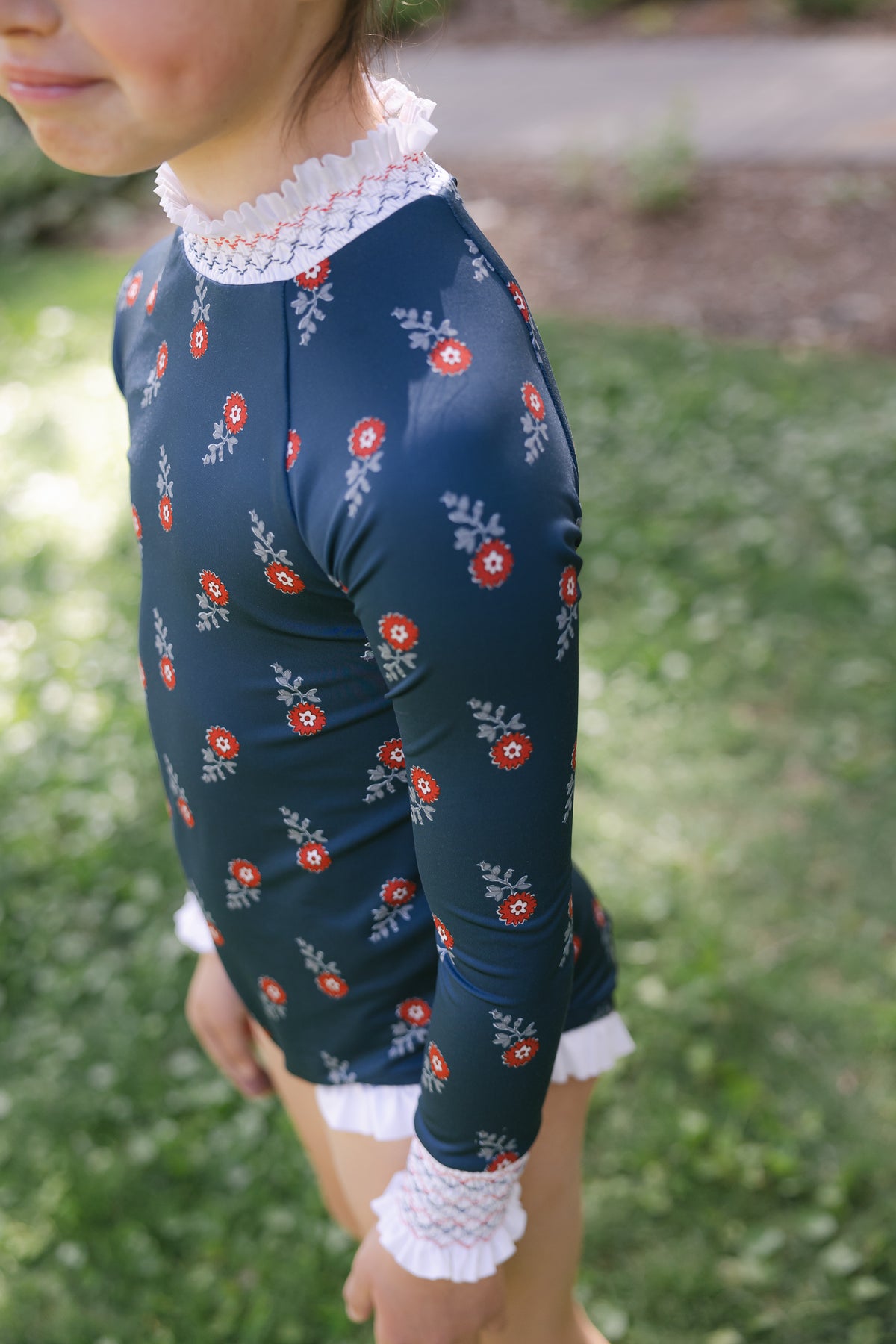 Austen Smock Suit in Aster Flower