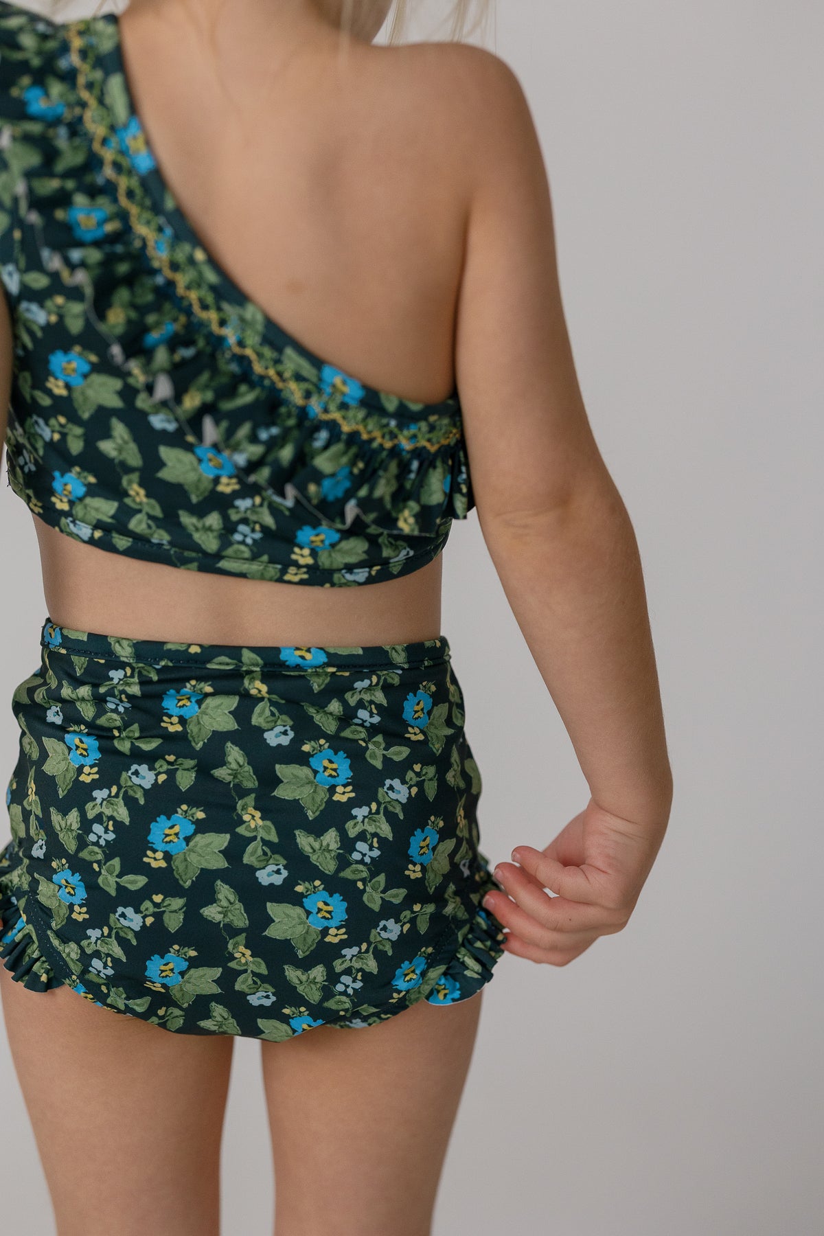 Josie in Spring Mustard In Navy