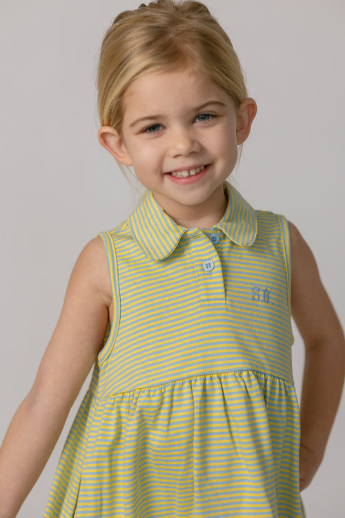 Play Dress in Dockside Stripe