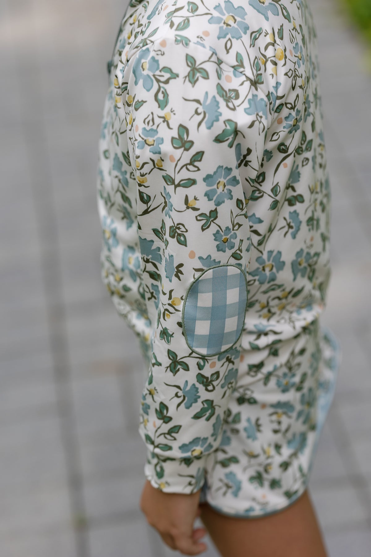 Kitt Set in Mimosa Flower Cream/Check