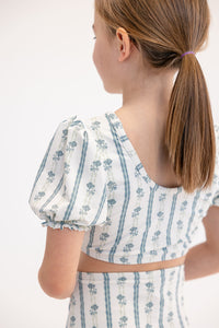 Bailey Two Piece in Scallop Stripe