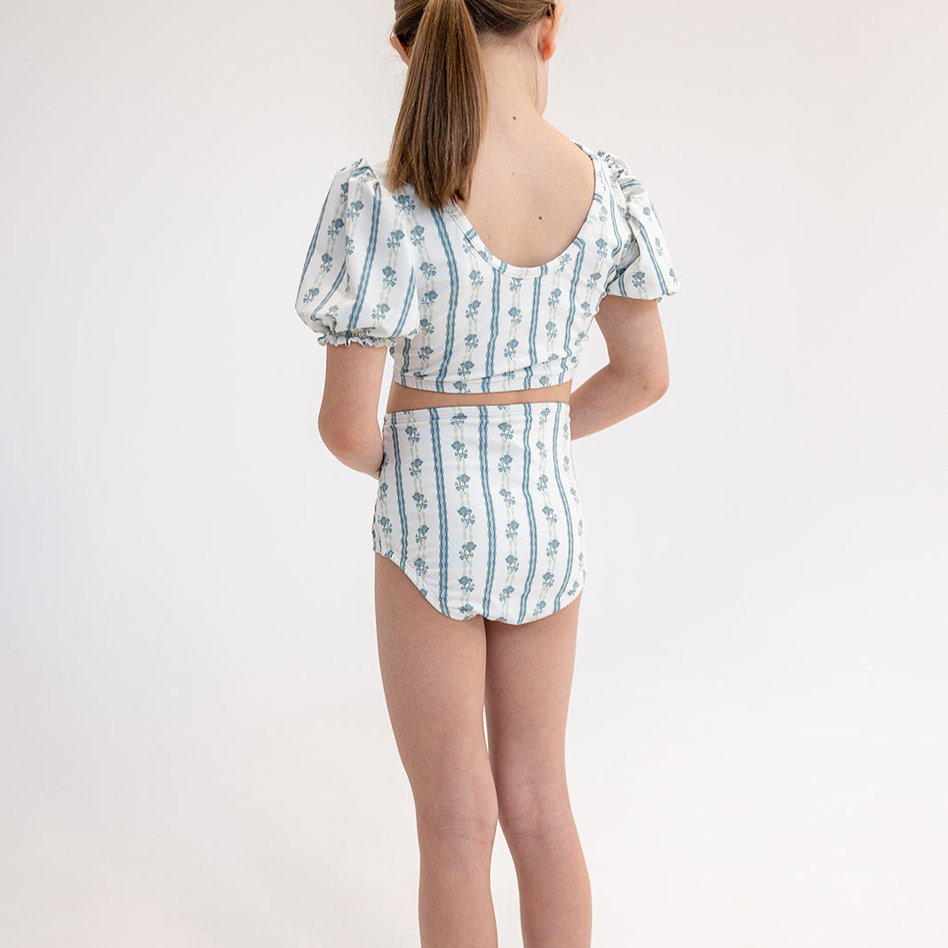 Bailey Two Piece in Scallop Stripe
