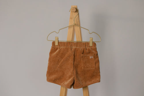 Athletic Short in Proformance Cord In Terra Cotta