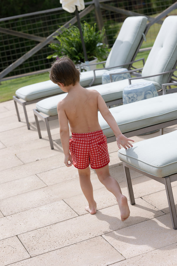 Talmadge Trunk | Cherry Check
