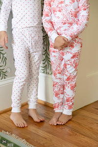 Boys Pajamas in Tess Dot Spice