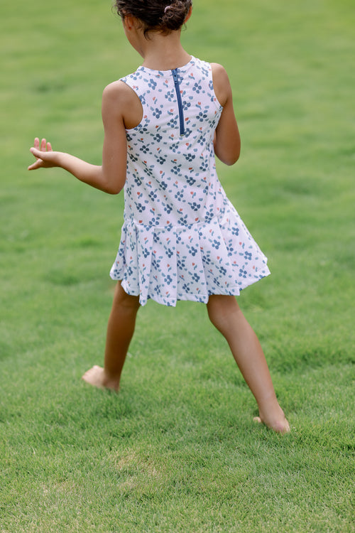 Tennis Dress in High Summer Flower