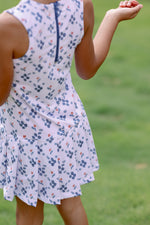 Tennis Dress in High Summer Flower