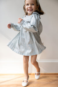 Britta Dress in Belleville Stripe